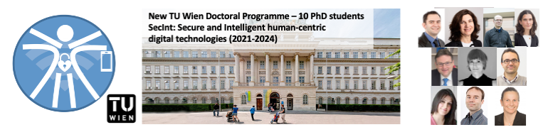 
						    I am one of the PIs of the new TU Wien funded PhD school SecInt: Secure and Intelligent Human-centric Digital Technologies.